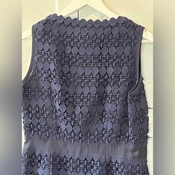 Tory Burch Navy macrame evening size 12 dress - Picture 4 of 15